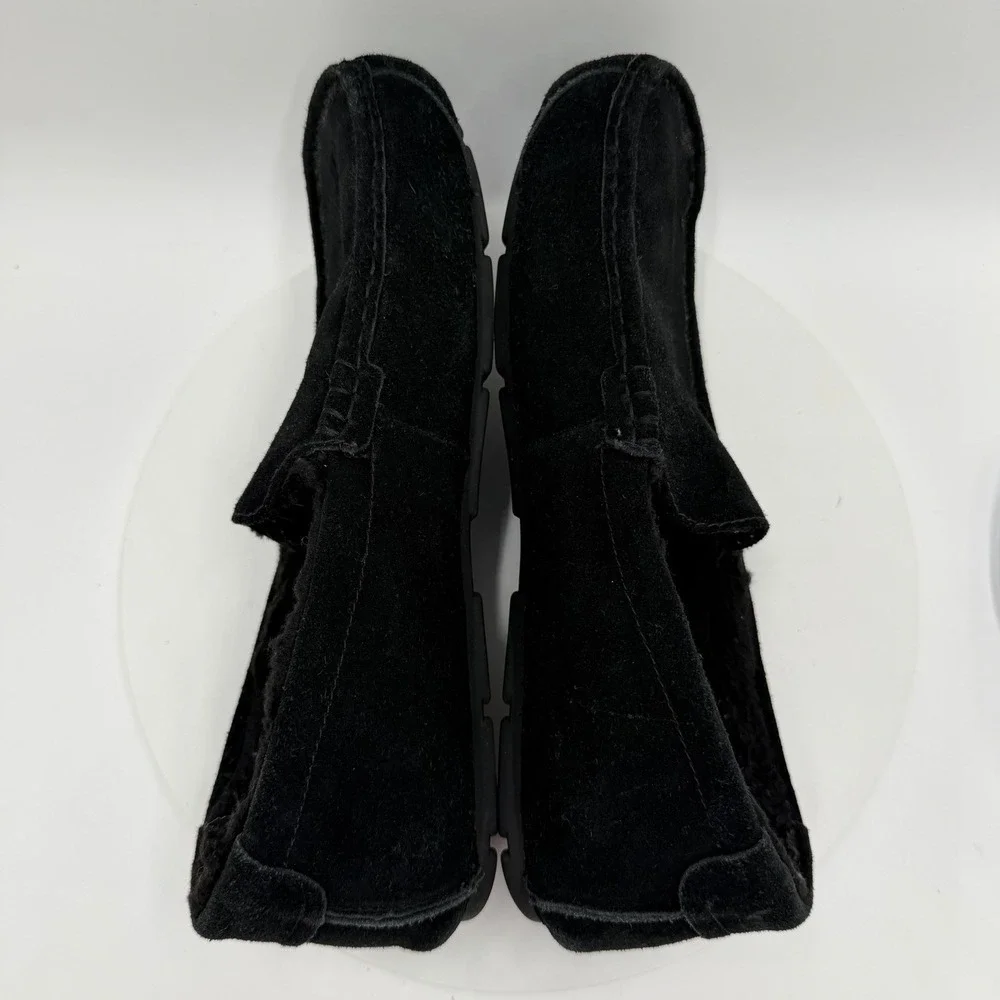 Koolaburra‎ UGG Tipton Shoes Mens Size 14 Black Suede Moccasin Slippers Loafers
